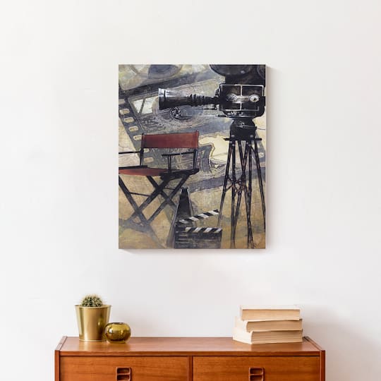 Camera In Production 16" x 20" Canvas Wall Art